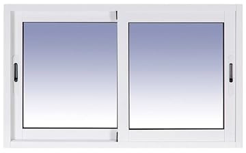 Ventanastock Ventana de Aluminio 1000x600 Corredera 2 hojas Climalit