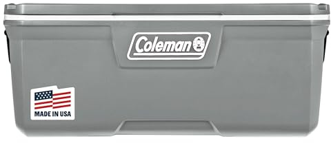 Coleman Isolierter tragbarer Kühler der Classic-Serie, auslaufsicher, für den Außenbereich, hält EIS bis zu 5 Tage, 150 Quart