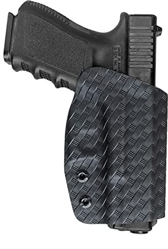 OWB Tactical KYDEX Pistolenholster Waffenholster Für: Glock 19 19x 23 32 17 22 31 25 26 27 33 30s CZ P10 Pistolenhalfter Pistole Waffentasche Pistol Case Holster Bund außen tragen