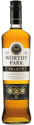 Worthy Park Select Jamaican Rum 70cl, 40% ABV – Estate-Blended & Aged – Premium Pot-Still Rum for Sipping & Cocktails
