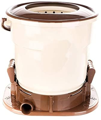 Secadora de ropa Secadora deshidratadora marrón Ropa portátil 1.5KG Mini secadora de alta capacidad Deshidratador Cubo seco manual sin electricidad para dormitorio al aire libre Coche Camping Turism