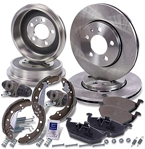 ATEC Germany Bremsenset Vorderachse inkl. Bremsscheiben Ø 256 mm Belüftet + | Kompatibel mit: SEAT CORDOBA, IBIZA III, IBIZA IV, IBIZA IV SC, IBIZA IV ST, SKODA FABIA I, FABIA I Combi, FABIA I Praktik