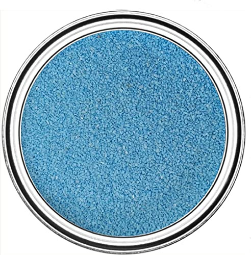 GENERICO SABBIA COLORATA Decorazione Sottile 0,4-0,7 mm SHABBY TREND® IN VASO 20 VARIANTI (3000 Gr, AZZURRO)