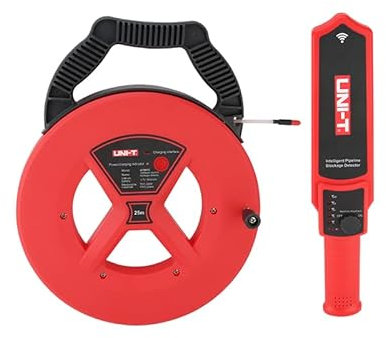 UNI-T UT661C UT661D Plumbers Pipeline Clogging Locating Instrument Pinpointer Waterproof Iron Pipe Blockage Detektor (UT661C)