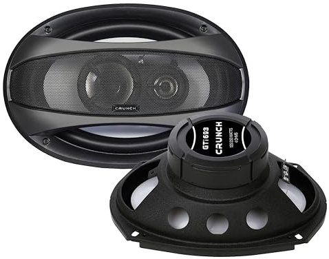 Crunch GTI 693-3 Wege Triax-Lautsprecher 15 x 23 cm (6 x 9) aus der GTI Performance Lautsprecher Serie | 1 Paar CAR-Audio-Unlimited