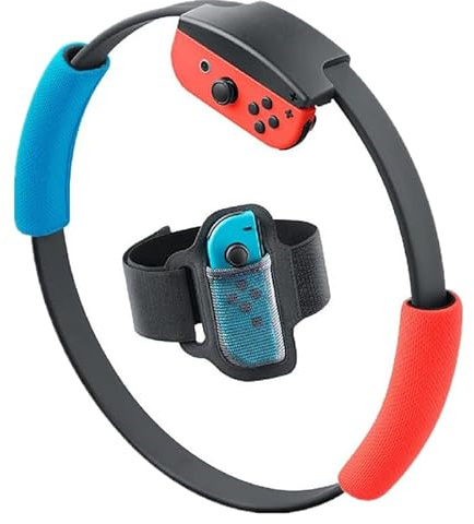 CHICHIYANG Griffe und Beinbefestigungsriemen für Ring-Passform Adventure für Nintendo Switch, Controller-Spielzubehör, verstellbares Gummiband