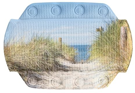 Kleine Wolke Nackenpolster BORKUM Multicolor 32 x 22 cm | Foto-realistisch bedruckt, maschinenwaschbar