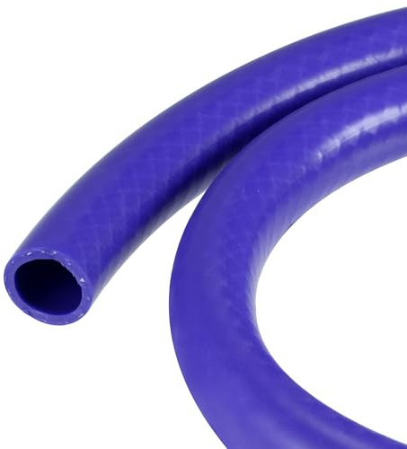 TOP-VIGOR Silicone Vacuum Tubing Heater Hose 22mm ID x 28mm OD 1m / 3.28ft Length for Car, Engine Heater Radiator Coolant Vacuum Water Air Tubing Blue