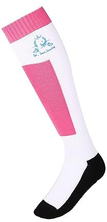 RINUD Fechtsocken Hohe Lange Sportsocken Baumwolle – Professionelle Fechtausrüstung for Männliche Und Weibliche Fechter(Lightpink,L)