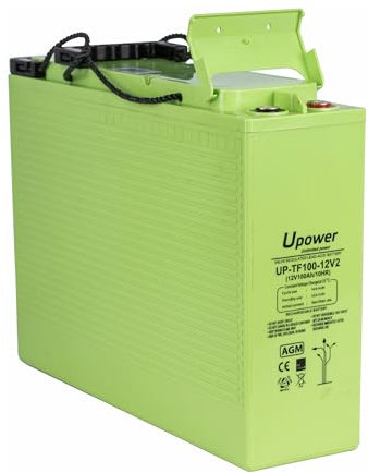 Batteria frontale U-Power AGM 100Ah 12V