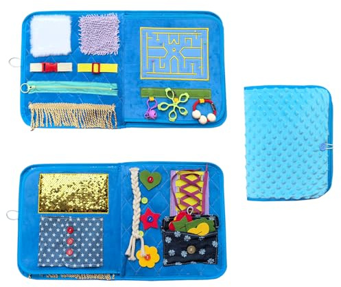 MOZMY Couverture nid pour personnes atteintes de démence, jouets pour personnes atteintes de démence, couverture sensorielle pour les mains et la démence