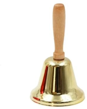 Weihnachtsglocken aus Holz, knackiger Ton, Weihnachtsmann, Schul-, Hochzeits- und Partyzubehör, Y001, 10 mm