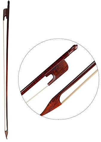 Joyance violintool 4/4 Cellobogen in voller Größe, gut ausbalancierter Bogen im Barockstil mit Schlangenholzfrosch, Musikwerkzeug für Cello und Violine, Profionale Qualität, 75 cm lang
