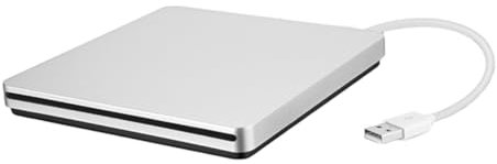 NUOBESTY Lecteur DVD Externe 8X en Abs pour Ordinateur Portable et PC