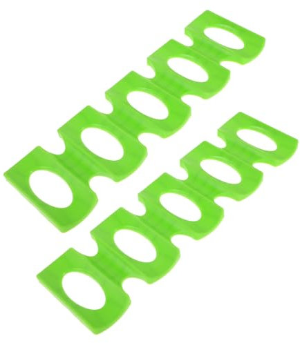 DONFAMDS 2pcs Green Silicone Beer Pad Versatile Beverage Storage Rack for Home Party and Fridge for Beer Bottles Wine and Cans Lightweight and Design