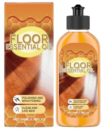 Nettoyant pour sols - 100 ml - Huile de polissage pour bois dur - Nettoyant pour carrelage - Pour la maison, la salle de bain, la cuisine, la douche, le dortoir, l'appartement, le bureau