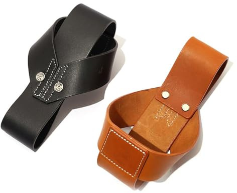 Smsyhgh Bogenschießen Gürtel Bogenhalter Compoundbogen Gürtelhalter Tasche zum Aufbewahren von Bögen Leder Hüfttasche für Compoundbogen (Schwarz)
