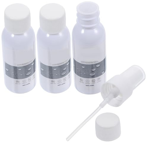 GATHINESS Spray Impermeabilizante para Zapatos y Bolsas Tecnología Nano, Fácil de Llevar, Color Blanco, Paquete de 3 Piezas, Adecuado para Uso en Calzado y Ropa