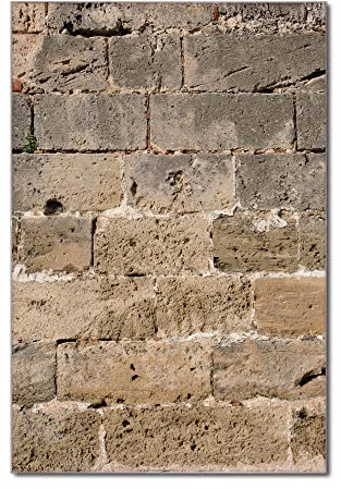 banjado Glas Magnettafel (60 x 90cm) - Magnetwand Glas - Magnetpinnwand als Memoboard - Pinnwand Magnettafel Küche, Büro, Kinderzimmer - Steinwand Antik