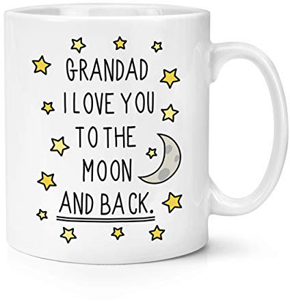 Opa I Love You To The Moon And Back 283g Becher Tasse