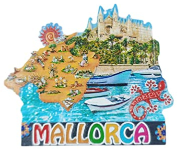 3D Mallorca Spanien Kühlschrank Kühlschrankmagnet Tourist Souvenirs Handgemachte Magnetische Aufkleber Home Küche Dekoration Reise Geschenk