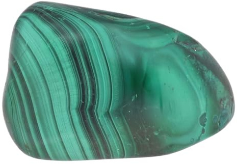 Malachit Trommelstein 3-4 cm Handschmeichler Edelstein Heilstein | Inkl. Edelsteinkarte | Handgefertigtes Unikat | Ideal als Geschenk