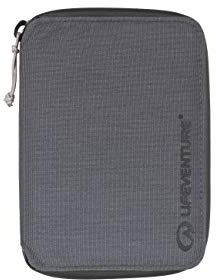 Lifeventure Geldbörse im Mini Reisen mit RFiD-Schutz - Bifold Geldbörse mit Reißverschluss und Reisepasshalter für Reisen, umweltfreundliches, recycelbares Material