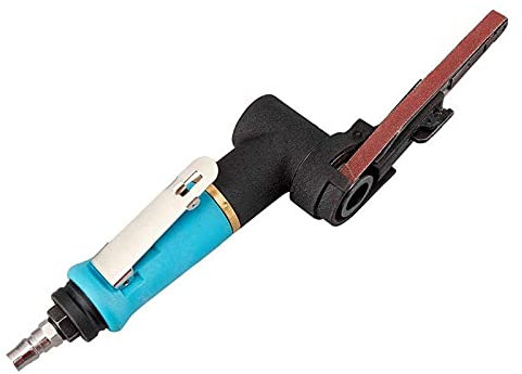 Bluetooth earphone 10W Handheld Belt Sander 1-inch Sanding Polishing Machine 10 * 330mm Air Belt Grinder Tool supplies Accessories for Plastic Aluminium Iron Steel and Metal Polishing