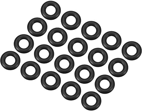 QUARKZMAN Nitrile Gomma O-Ring 12mm x 6mm x 3mm Guarnizioni di Tenuta Anelli Rubinetti Rotondo Guarnizione Rondella per Rubinetto Idraulica Riparazione Sigillatura Connessione, 20 Pezzi