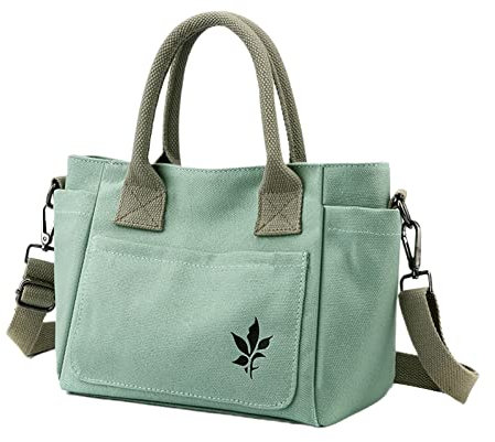 meiodtion Handtasche Damen Umhängetasche Klein Mittelgroß Damen Umhängetasche große Kapazität Canvas Tasche lässige Handtasche Tasche Beuteltasche Damen Mini Tasche Damen