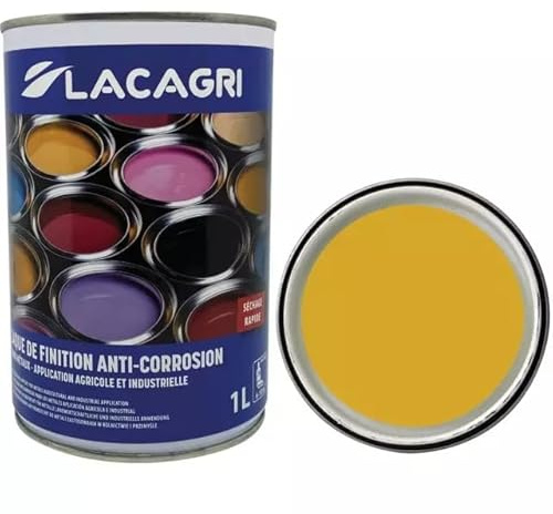 Lacagri Peinture antirouille 3 en 1 Couche de finition et apprêt Jaune New Hollande LA 3014