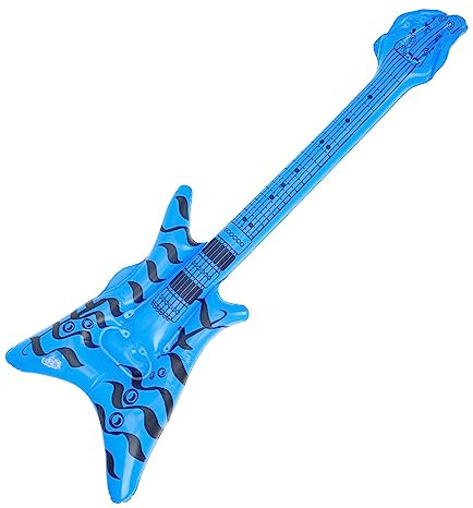 Luxshiny Aufblasbare Gitarre Als Dekoratives Instrumentenmodell Aufblasbare Für Partyzubehör Und Fantasievolles Spielen