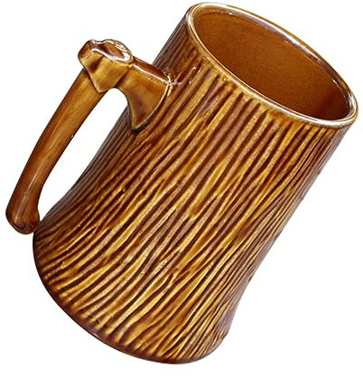 Cabilock Kreativer Keramikbecher Handlicher Teebecher Für Wasser Kaffee Und Milch Für Büro Und Zuhause Leicht Und Komfortabel Im Design