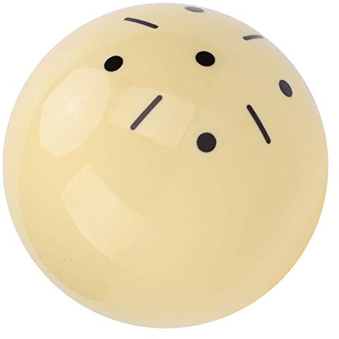 POENVFPO Trainings-Queueball, Harzmaterial, Hochglanz, Billard-Poolball, Billard-Trainingsball für Hohe und Mittlere Clubs (Britischer Snooker 52.5MM)