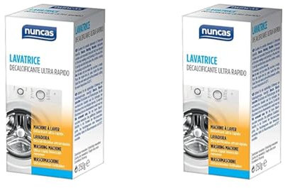 nuncas Lavatrice Decalcificante Ultra Rapido - 250g (Confezione da 2)