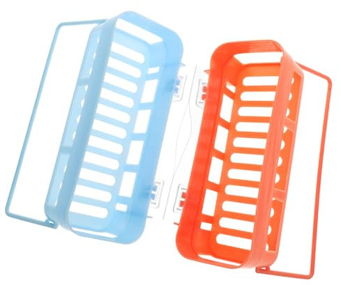 YYLIVING 2 Sets Bathroom Shelf Razor Suction Bidet Wall-mounted Shelf Toothbrush Cup Dispenser Shower Adhesive Hooks Shower Basket Grout Seat s Multi-purpose Wall Storage Rack Pp