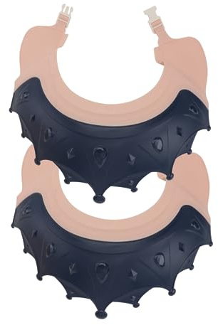 MOLUCKFU 2 Stück Silikon Badehaube für Babys und Kinder Schützt Augen und Ohren Erleichtert das Haarewaschen Cartoon Form für Bad und Dusche