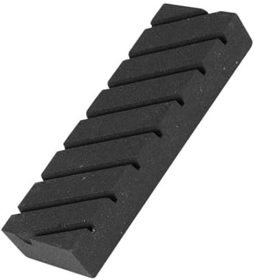 Mikikit Sharpening Stone Black Silicon Carbide for Outdoor and Kitchen Use Includes Secateurs Sharpener and Sharpening Guide for Pruning Shears Scissors Grooves