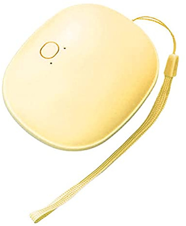 TARSHYRY Réchauffement de la Main USB Rechargeable Portable Mini Chauffe-Mains Artefacts pour l'hiver à L'extérieur (Yellow)