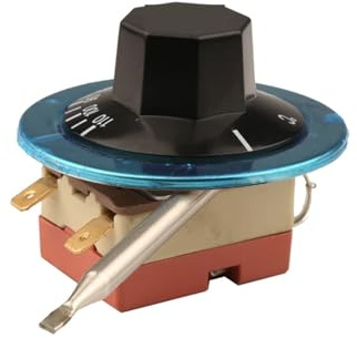 EZAGBPJK Thermostat à Cadran Capillaire Celsius 250 V 16 A à 2 Broches - Interrupteur normalement fermé for Chauffe-Eau et Four électrique Perfection