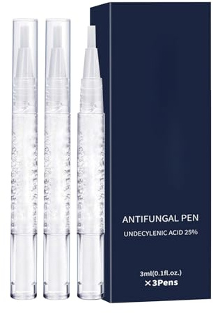 Lápiz reparador de uñas de pie, 3 ml x 3 unidades, aceite nutritivo para uñas descoloridas y frágiles para mujeres y hombres