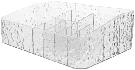 Gatuida Organizador De Pintalabios Para Escritorio Caja De Almacenamiento De Cosméticos Acrílico Soporte Para Guardar Lápiz Labial Tocador Organizador De Maquillaje Para Baño
