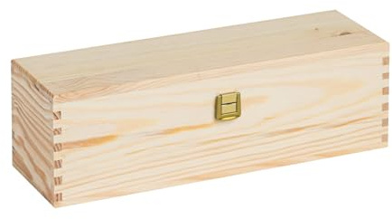 Generico Cassetta in Legno Personalizzata per Vino, Distillati o Champagne | Incisione Laser con Testo o Immagine | Idea Regalo Papà, Sommelier, Occasioni Speciali