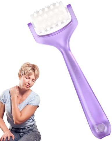 Rullo massaggiante per il viso, massaggiatore portatile per il viso | strumento di massaggio manuale, rullo per il viso per gambe, schiena, collo, piedi, cura della pelle, riduttore delle rughe