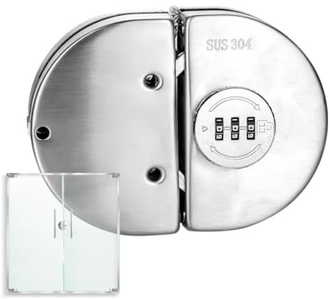 Serratura Porta Scorrevole | Kit Scrocco Di Sicurezza Senza Foratura | Serratura Porta Scorrevole In | Per Camera, Appartamento, Rimorchio, Hotel, Armadio, Camper, Patio, Casa, Negozio E Uso Commercia