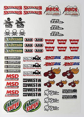 RC STEIN KRABBELN Aufkleber sticker Rough Rider BAJA Scorcher