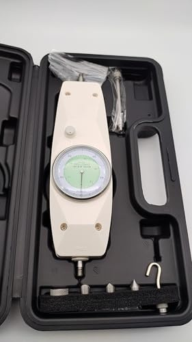 MeterTo NLB-500 Analog Push Pull Gauge Force Gauge, Max Load: 500N/ 110LB, Min Load: 50N/ 10LB, Load Graduation Value: 2.5N/ 1LB
