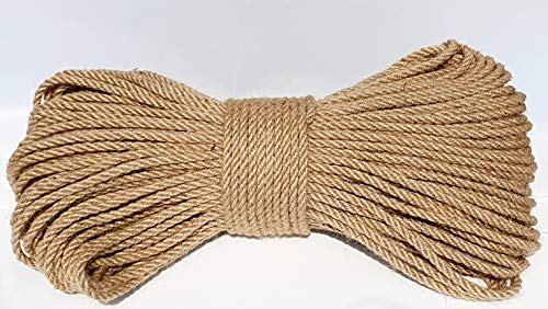 0,37 €/lfm Garten-Schnur JUTESEIL 10 mm 50 m Hanfseil Naturhanf Jute Seile Schnur