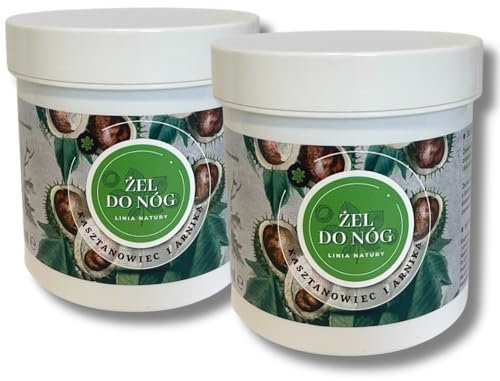 Venen und Beine Gel, 2 x 250ml, müde geschwollene Glieder - mit Kräuter Extrakten: Rosskastanie, Baikal Helmkraut, Arnika, Weintraubenblätter, Creme