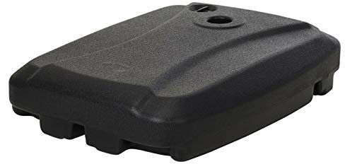 Taylor & Brown 60L Sand or Water Fillable Plastic Parasol Base Stand Weights Portable Umbrella Holder with Wheels Cantilever Patio Garden Outdoor Black